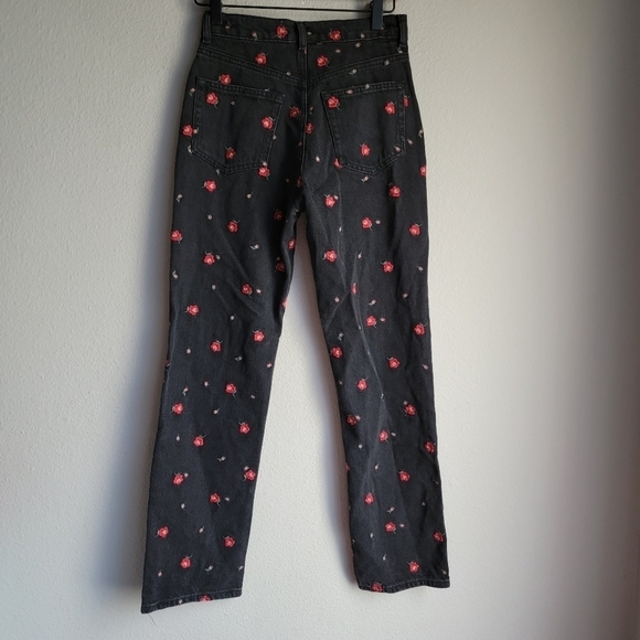 Reformation Rose Jean in Washed Black size 24 NWT - Picture 7 of 11